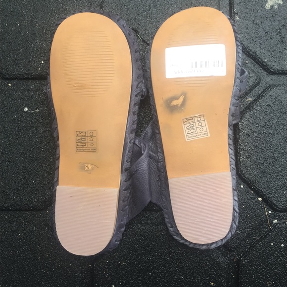 Free People BAILY Slip on Sandal navy blue - Picture 4 of 5